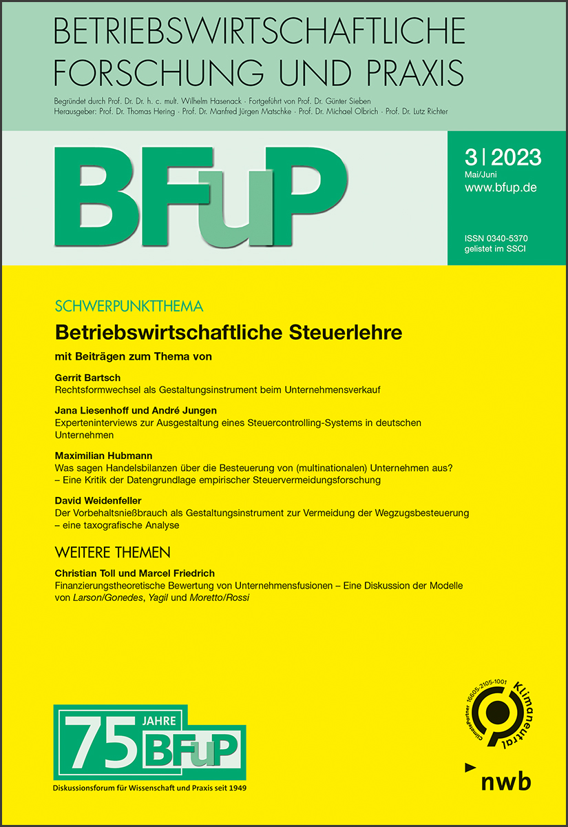 Betriebswirtschaftliche Steuerlehre