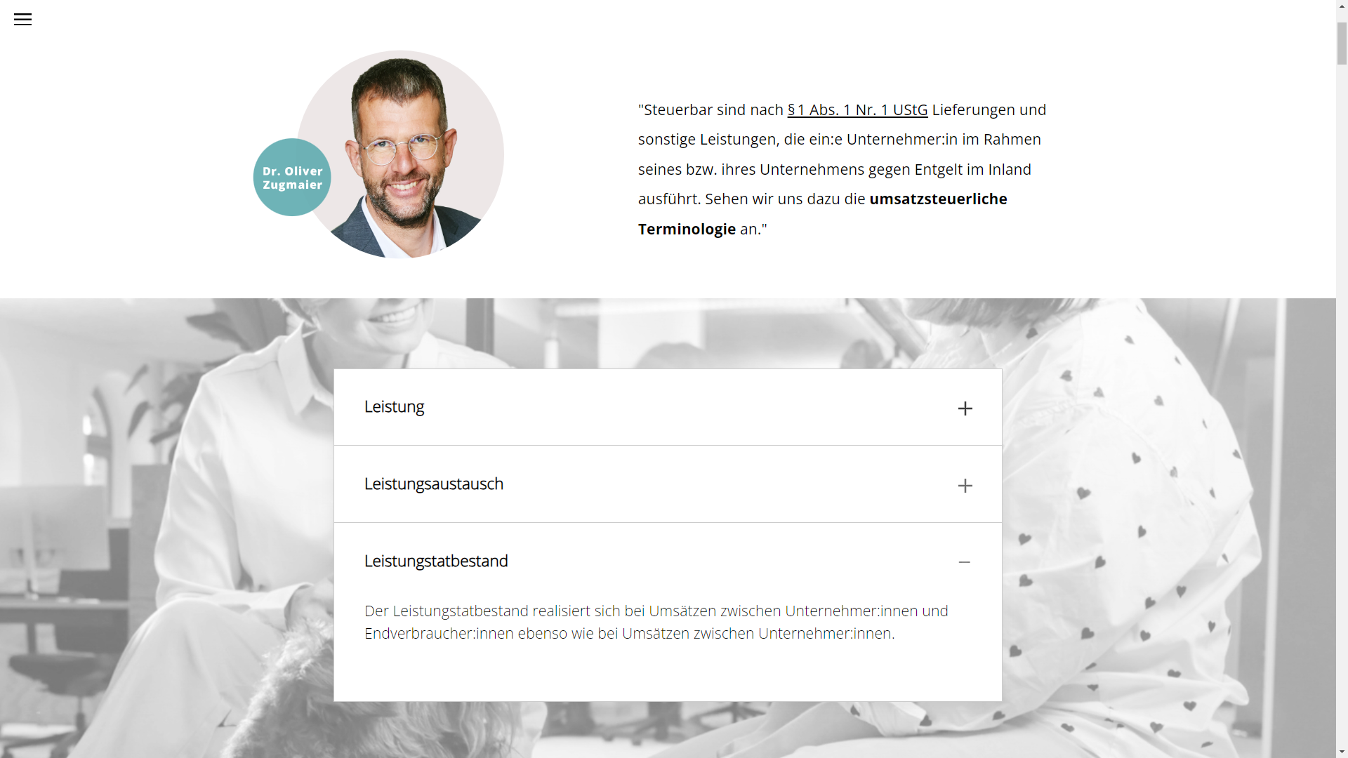 Grundlagen der Umsatzsteuer