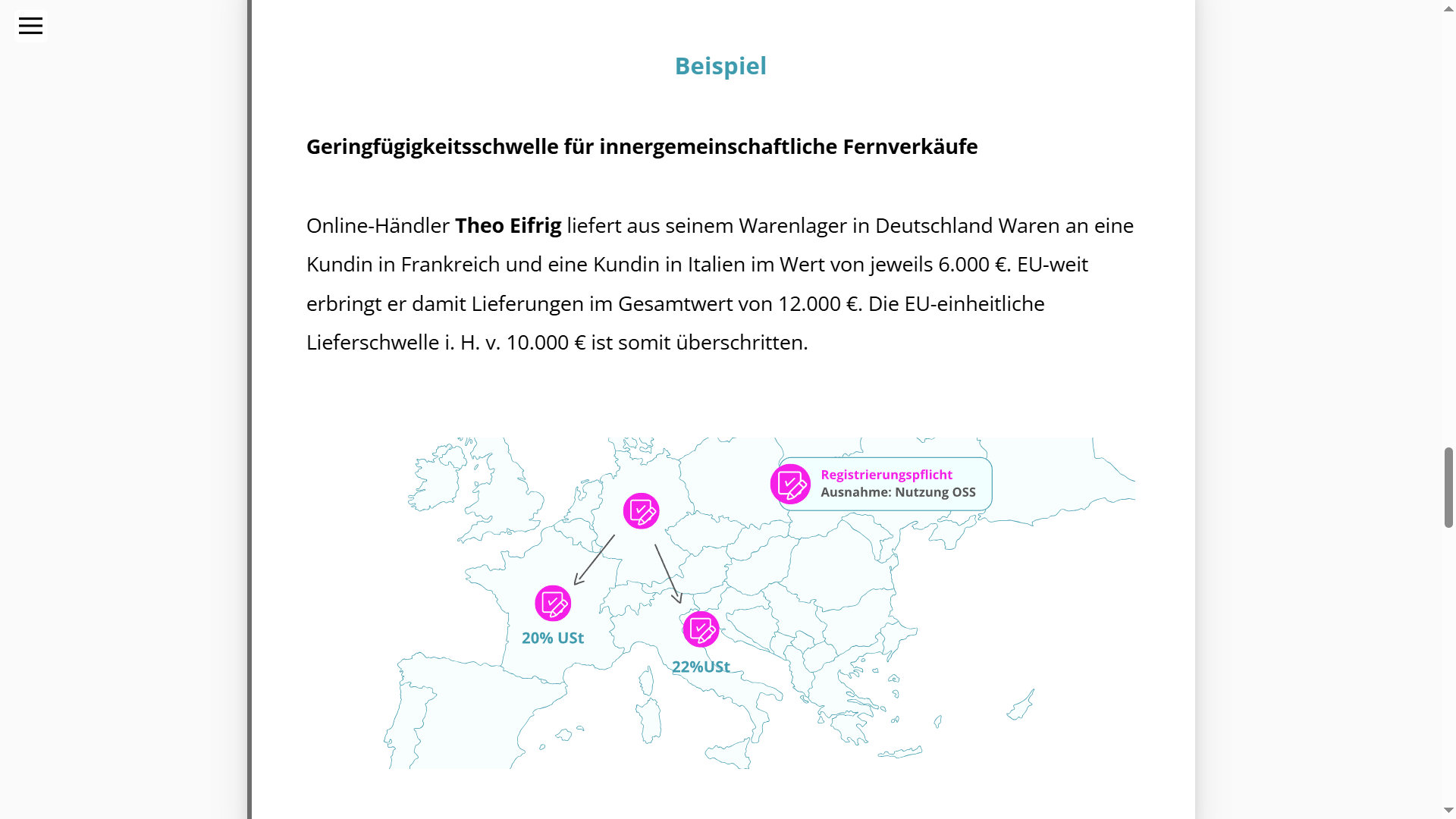Umsatzsteuer im E-Commerce
