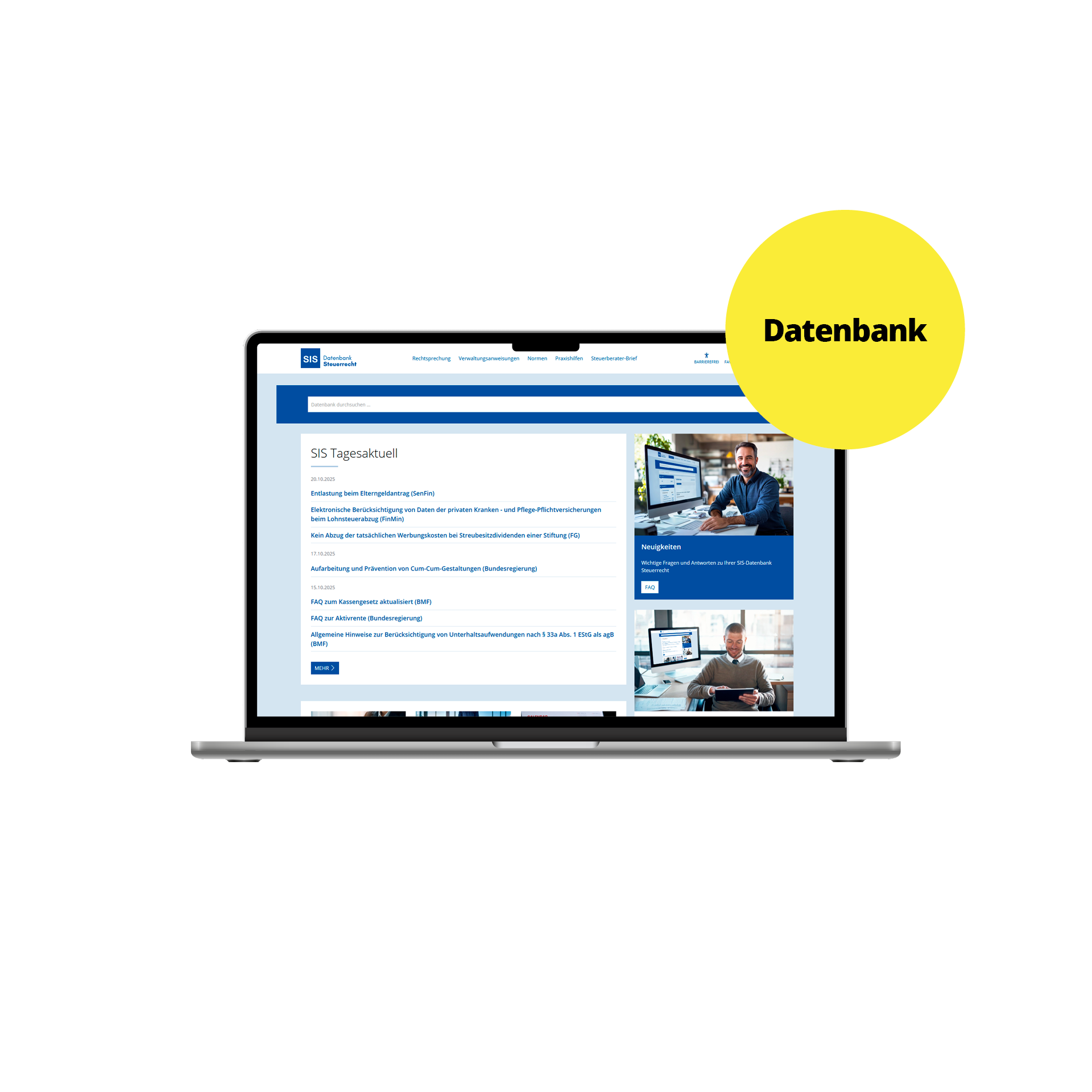 SIS-Datenbank Steuerrecht