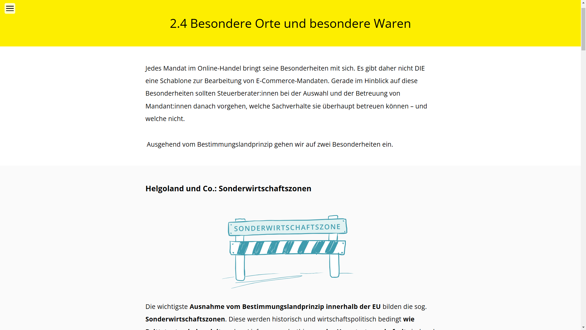 Steuerliche Grundlagen im E-Commerce