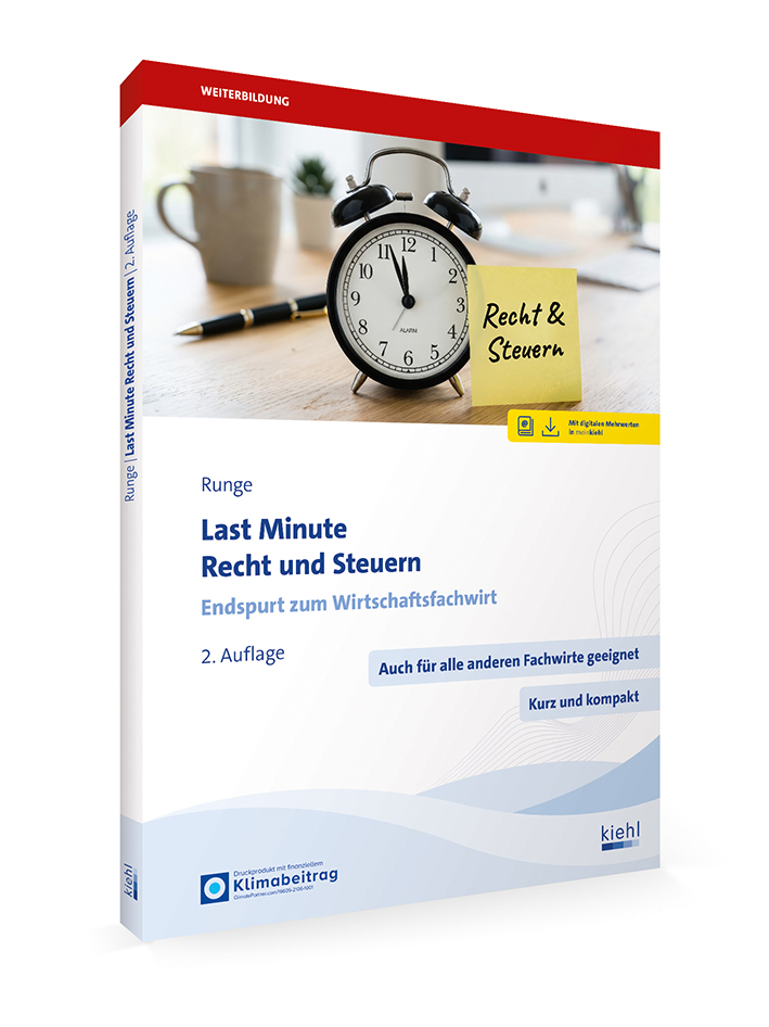 Last Minute Recht und Steuern
