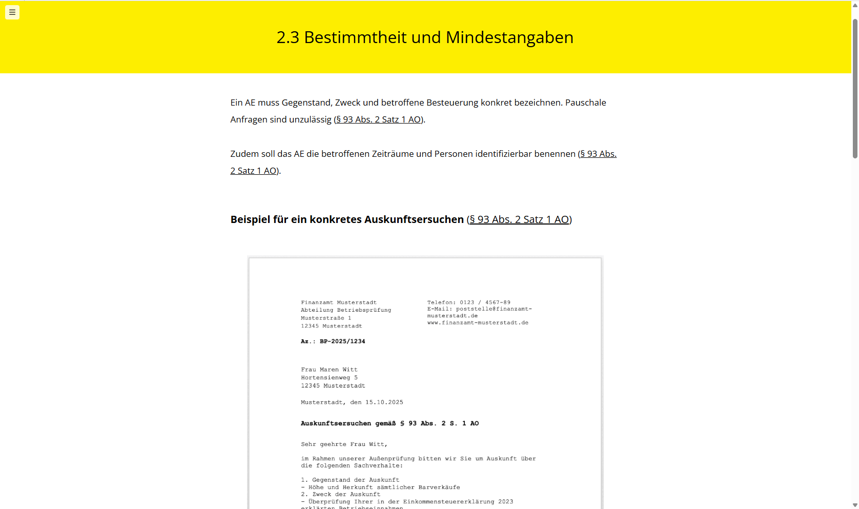 Ermittlungsverfahren nach der AO – Von der Anfrage bis zur Prüfung
