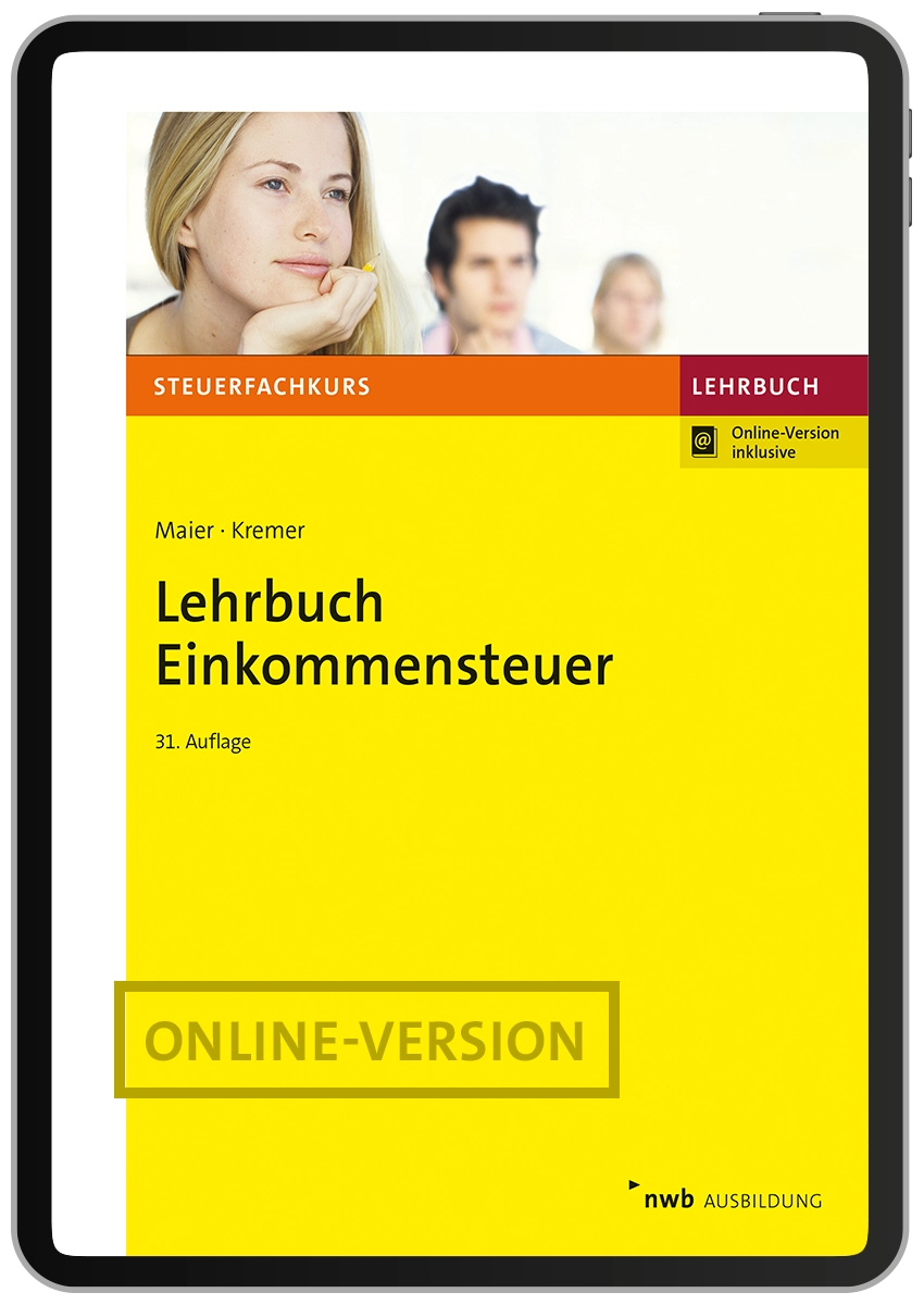 Cover Lehrbuch Einkommensteuer nwb Shop