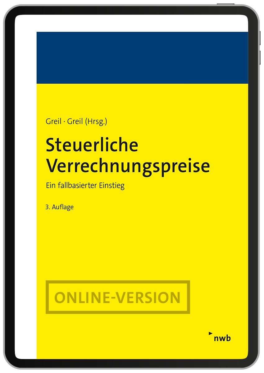 Cover der Online Version von Steuerliche Verrechnungspreise im NWB Shop