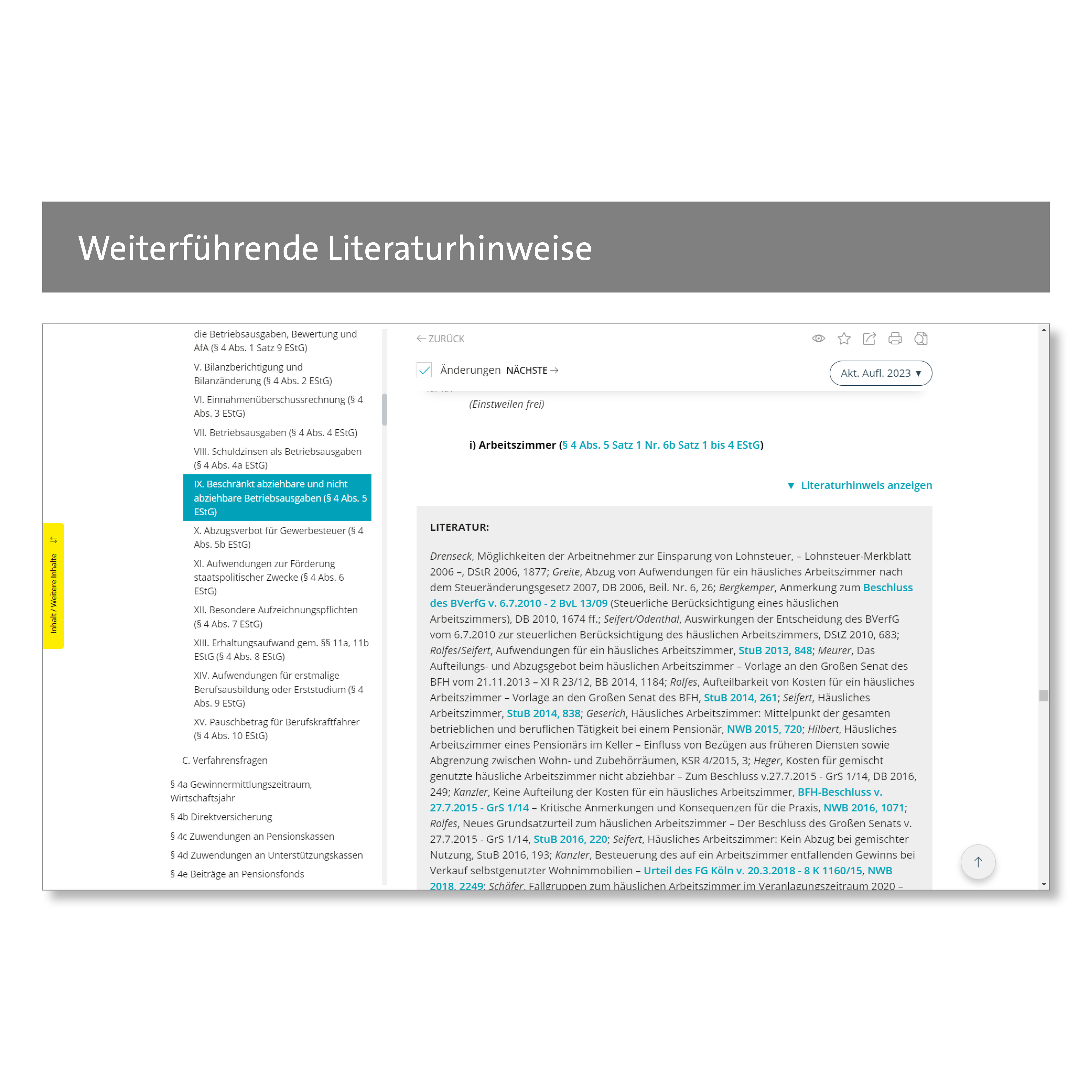 Einkommensteuergesetz Kommentar online