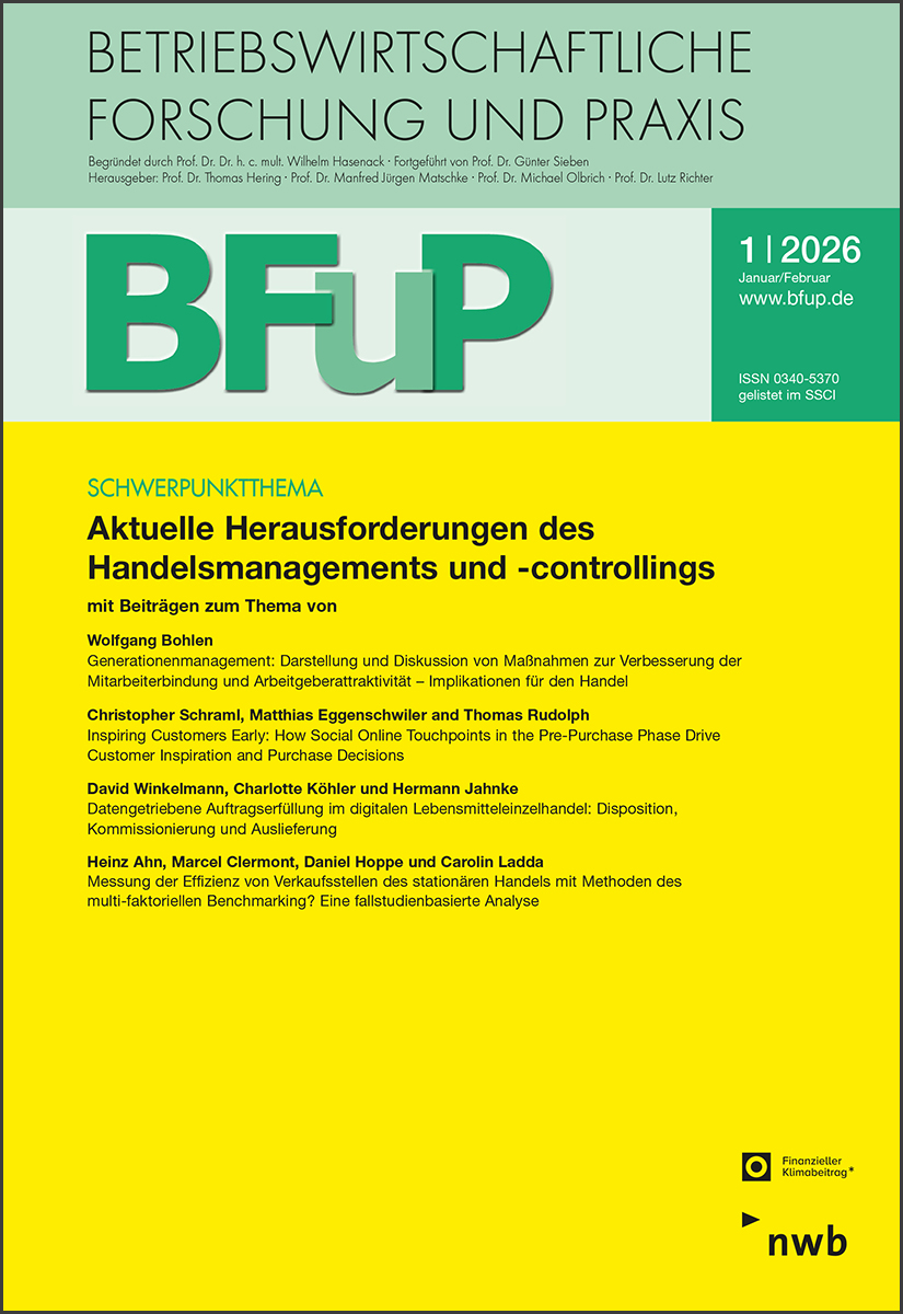 BFuP - Betriebswirtschaftliche Forschung und Praxis
