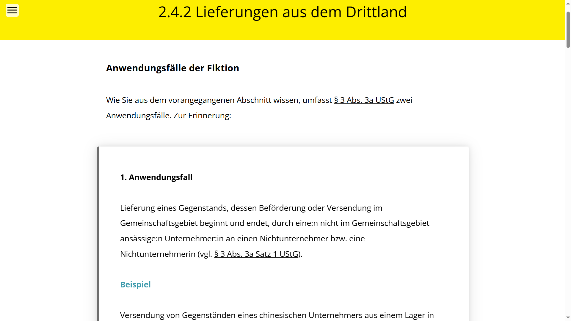 Umsatzsteuer im E-Commerce