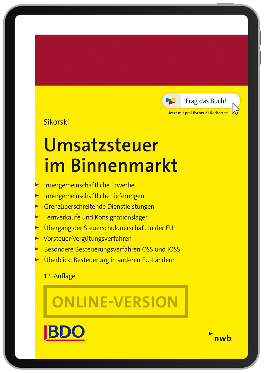 Umsatzsteuer im Binnenmarkt