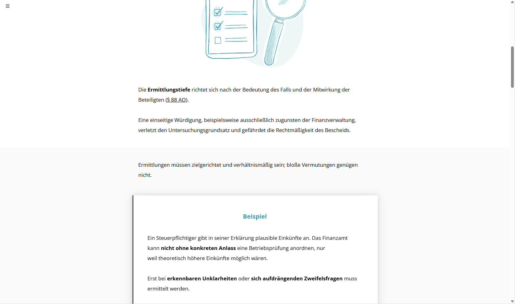 Ermittlungsverfahren nach der AO – Von der Anfrage bis zur Prüfung