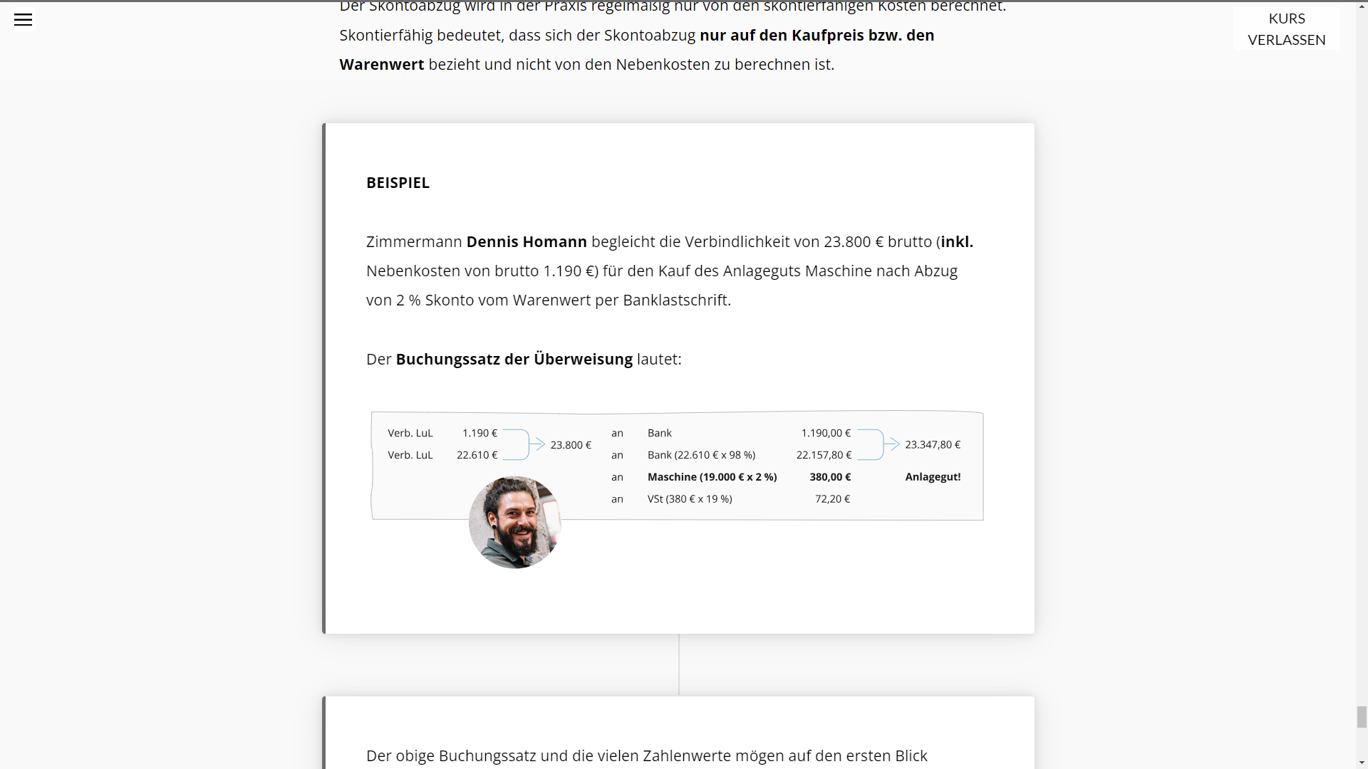 Vorräte richtig buchen