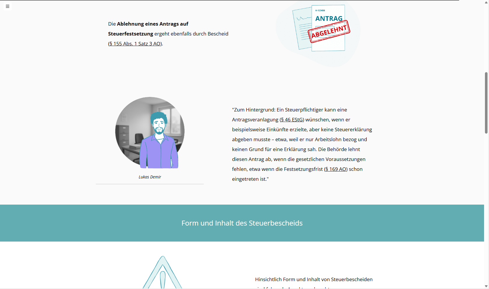 Besteuerungsverfahren nach der AO – Von der Erklärung bis zur Festsetzung