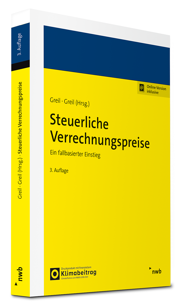 Cover der Gedruckten Version von Steuerliche Verrechnungspreise im NWB Shop