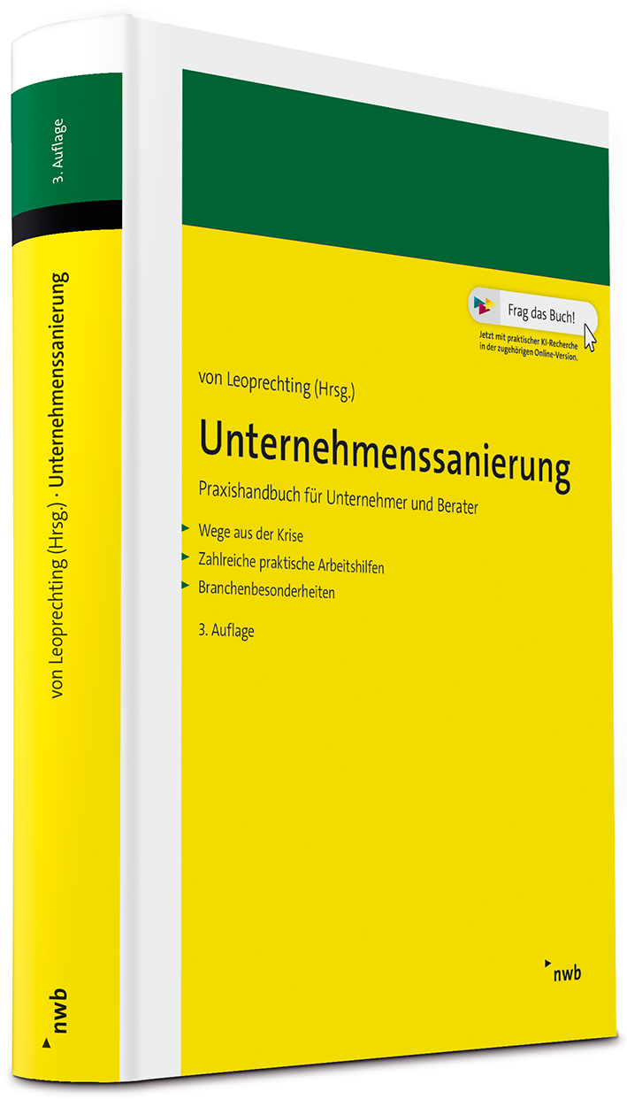 Unternehmenssanierung Buch Cover NWB SHOP