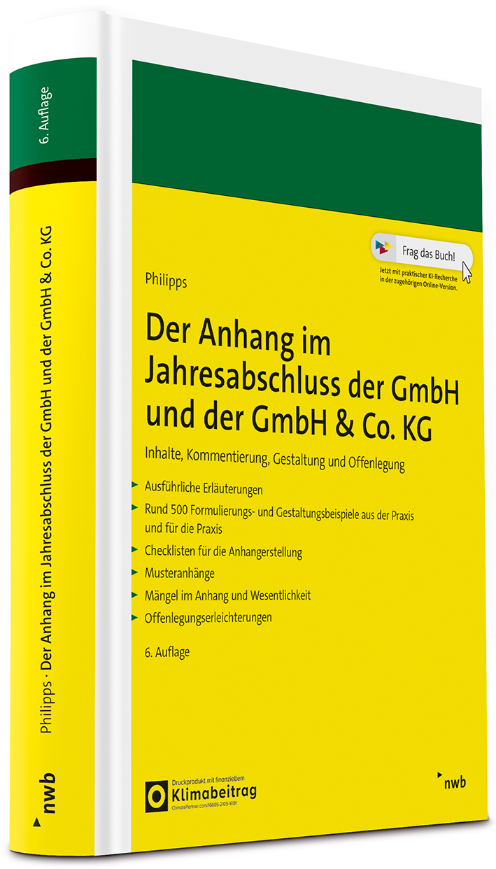 Der Anhang im Jahresabschluss der GmbH und der GmbH & Co. KG