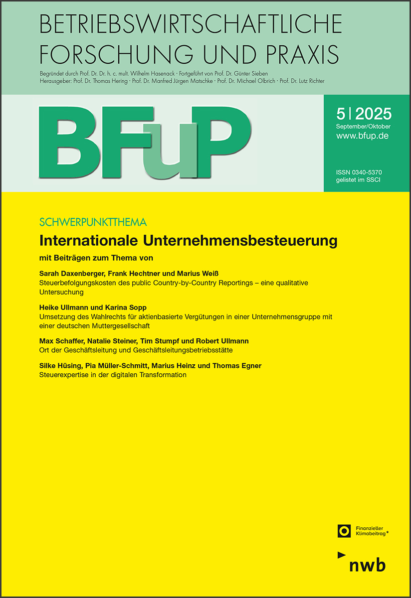 Internationale Unternehmensbesteuerung