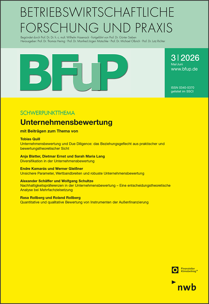 Unternehmensbewertung