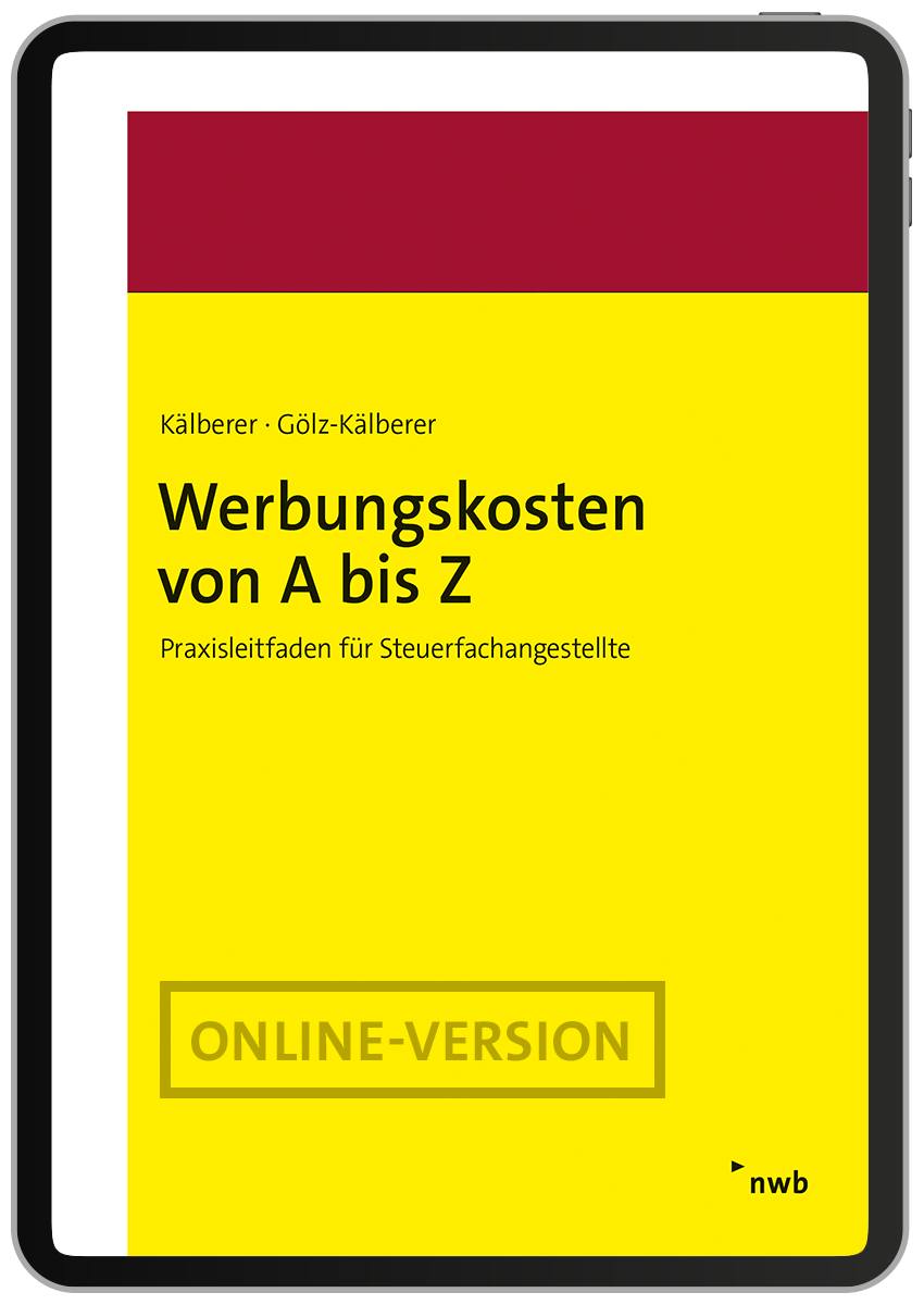 Werbungskosten von A bis Z