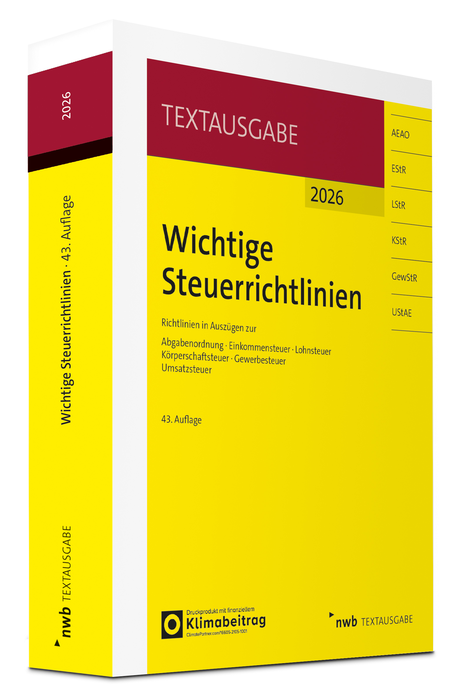 Wichtige Steuerrichtlinien